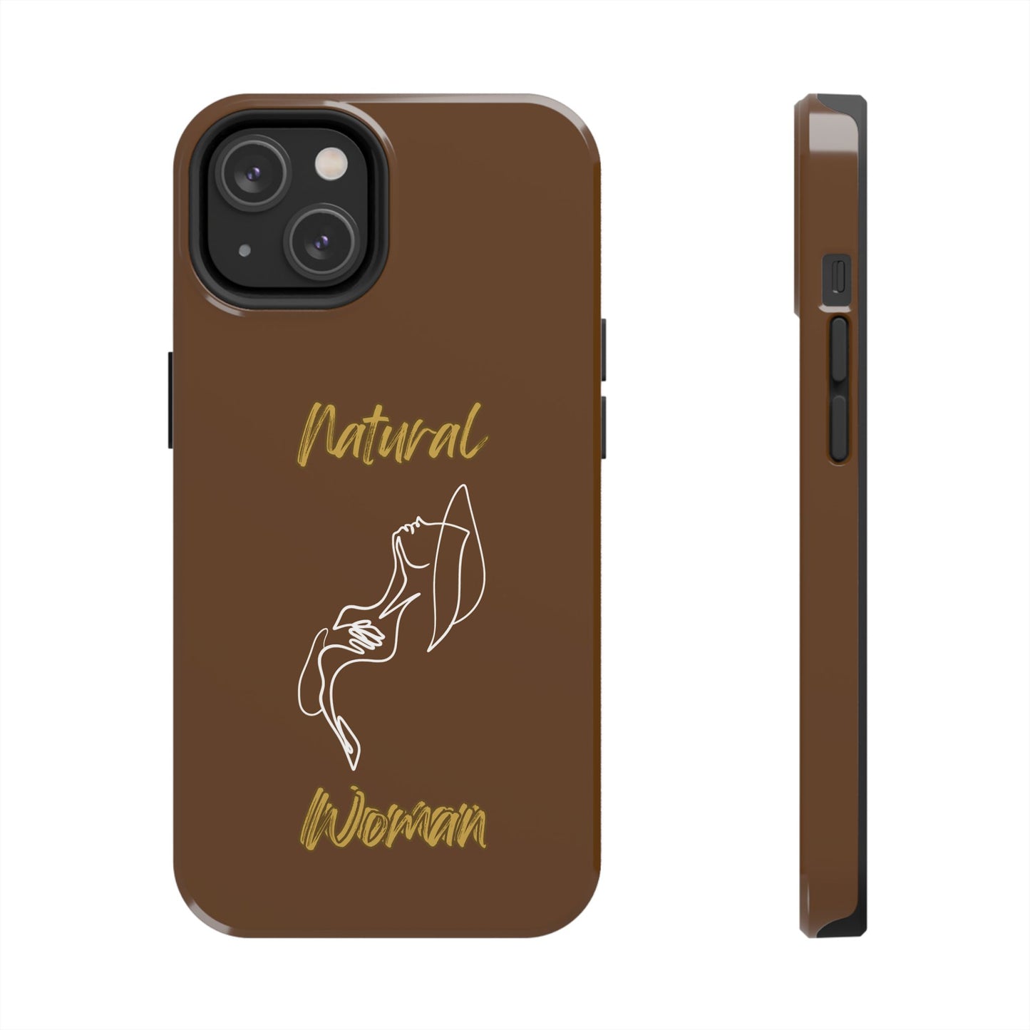Natural Woman Free (WL)Tough Phone Cases BROWN