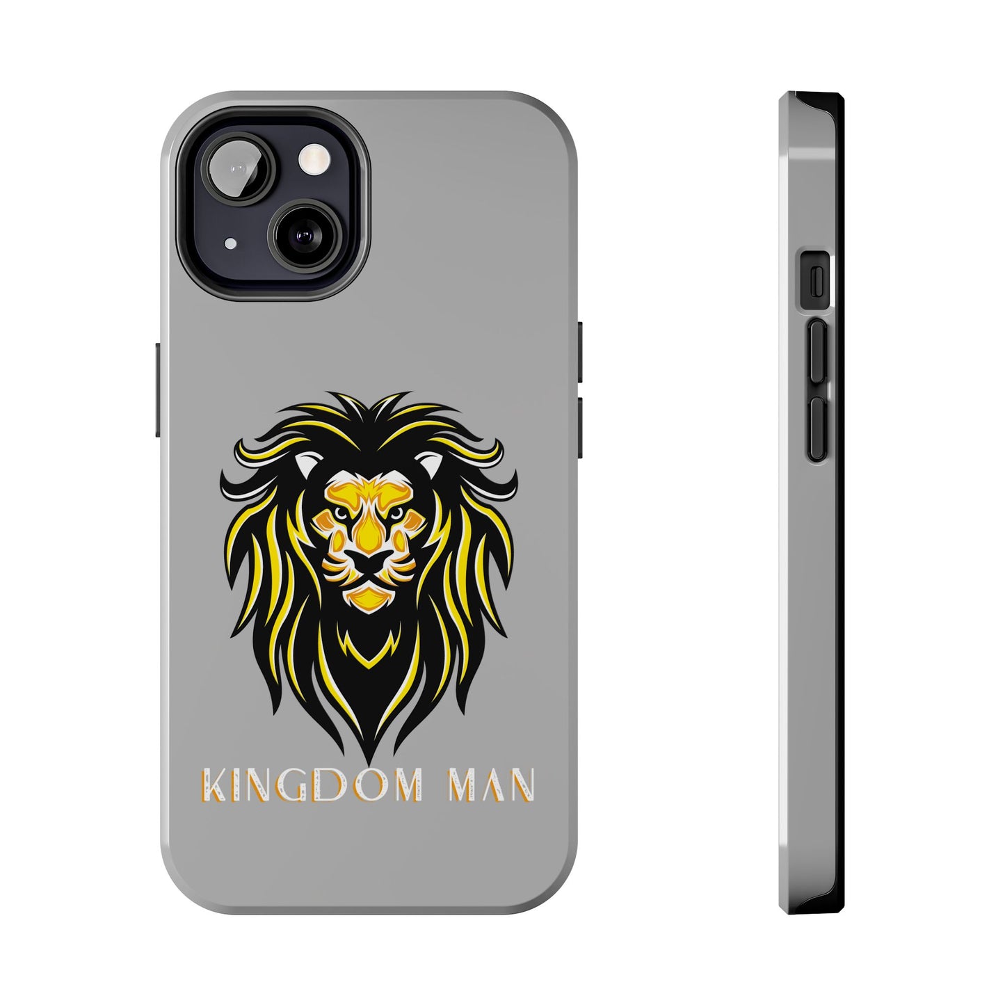 Kingdom Man (White-Gold Label) Tough Phone Case LIGHT GREY