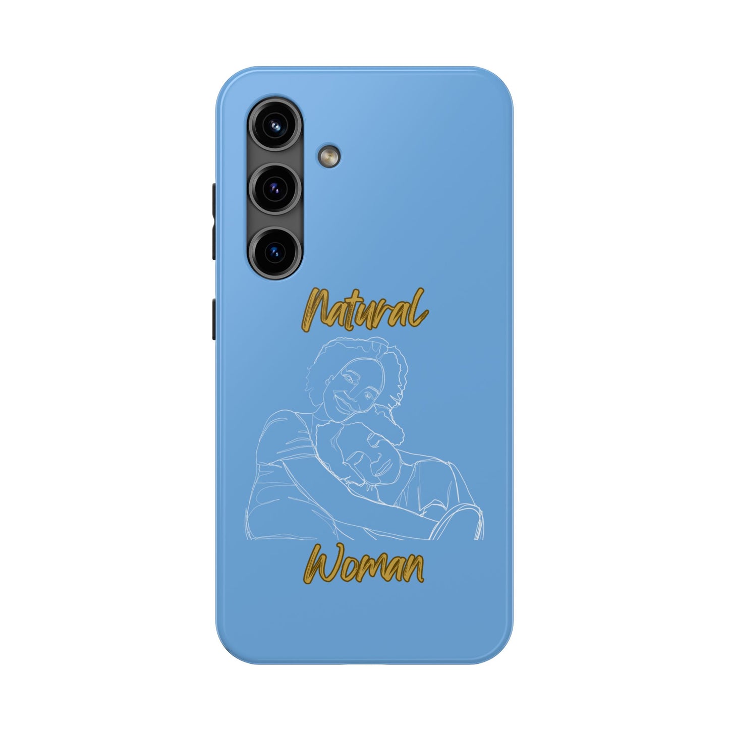 Natural Woman Loving Embrace (WL)Tough Phone Cases LIGHT BLUE