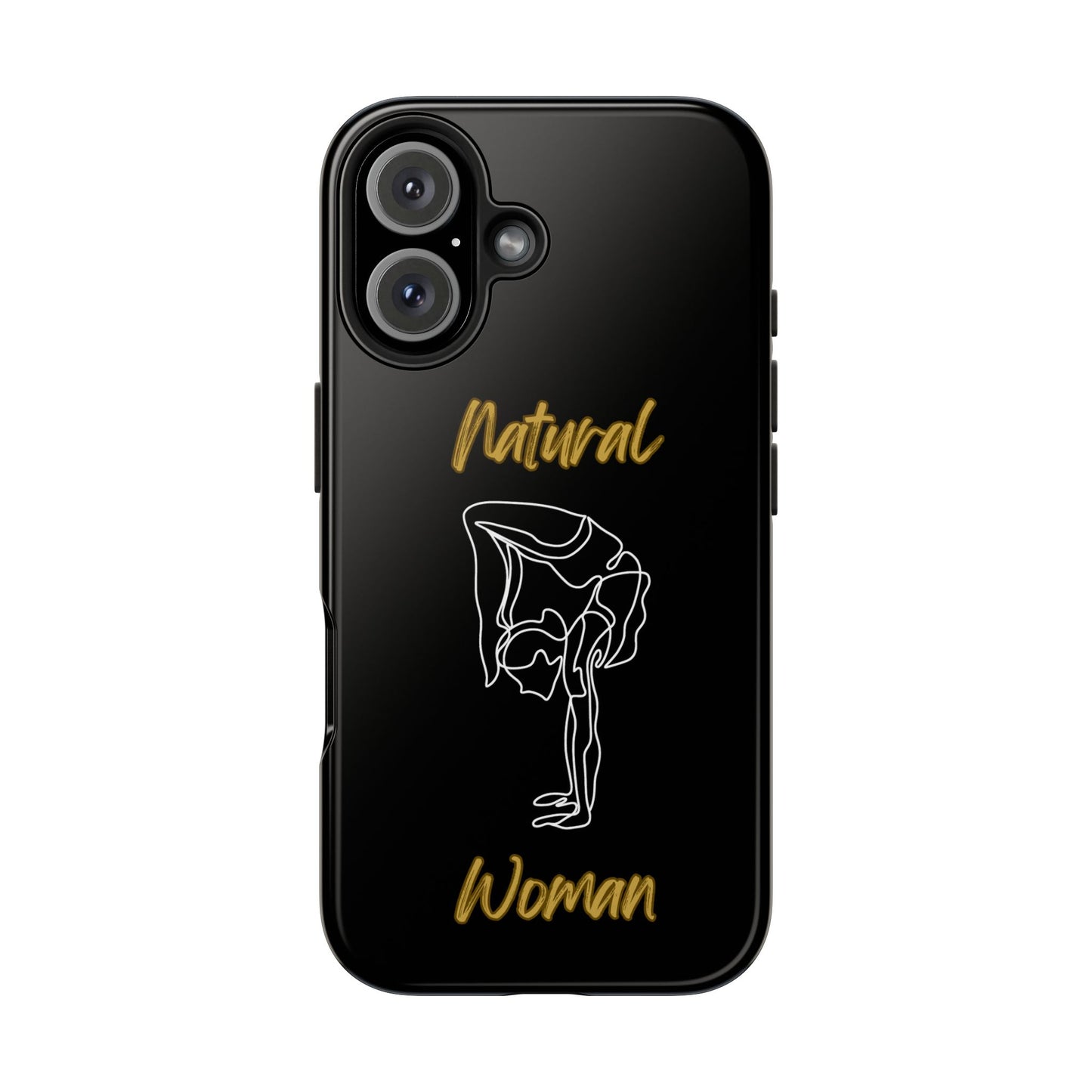 Natural Woman Flexible (WL)Tough Phone Cases BLACK