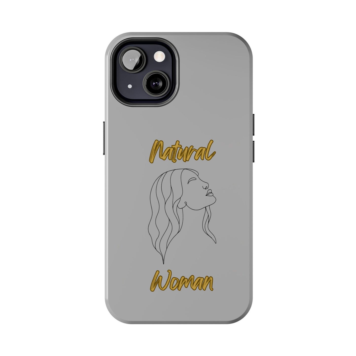 Natural Woman Breeze On Face (BL)Tough Phone Cases LIGHT GREY