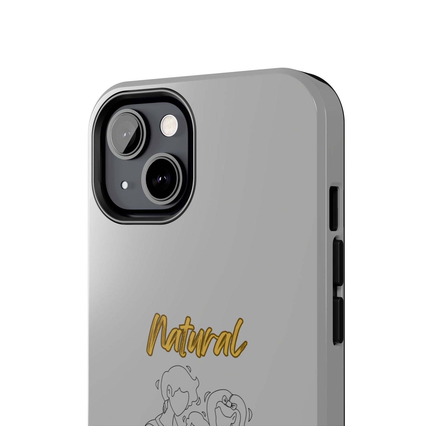 Natural Woman Bear Hugs (BL) Tough Phone Cases LIGHT GREY