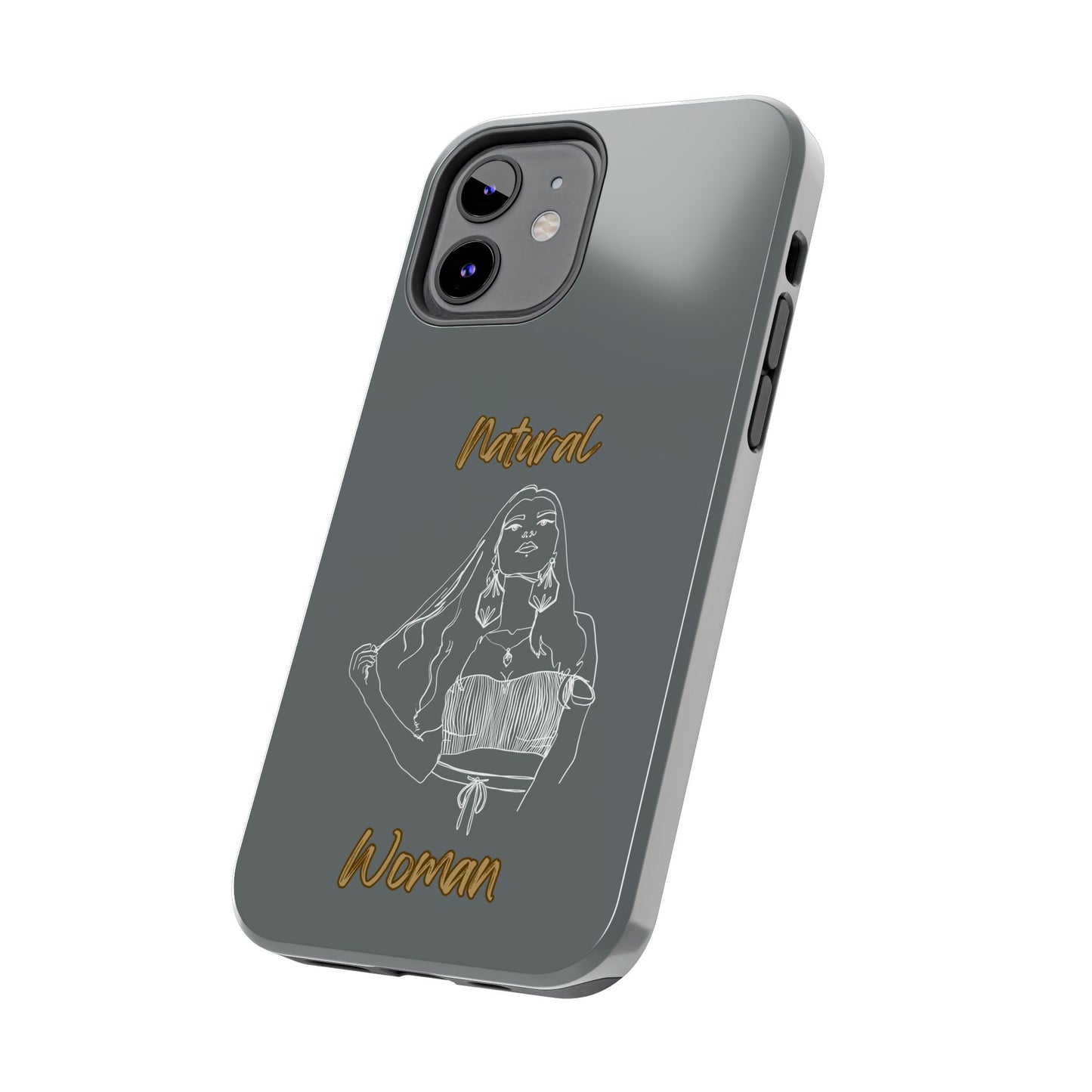 Natural Woman Thinking (WL)Tough Phone Cases DARK GREY