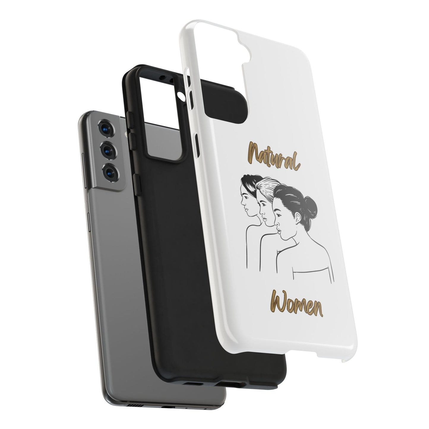 Natural Woman United Friends (BL)Tough Phone Cases WHITE