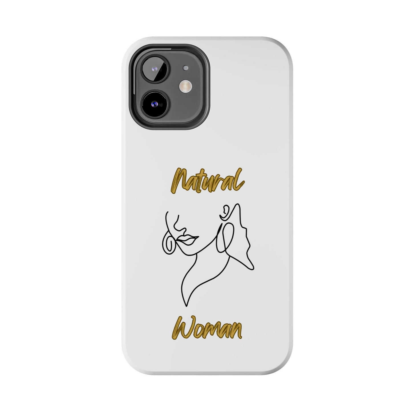 Natural Woman Lips (BL)Tough Phone Cases WHITE