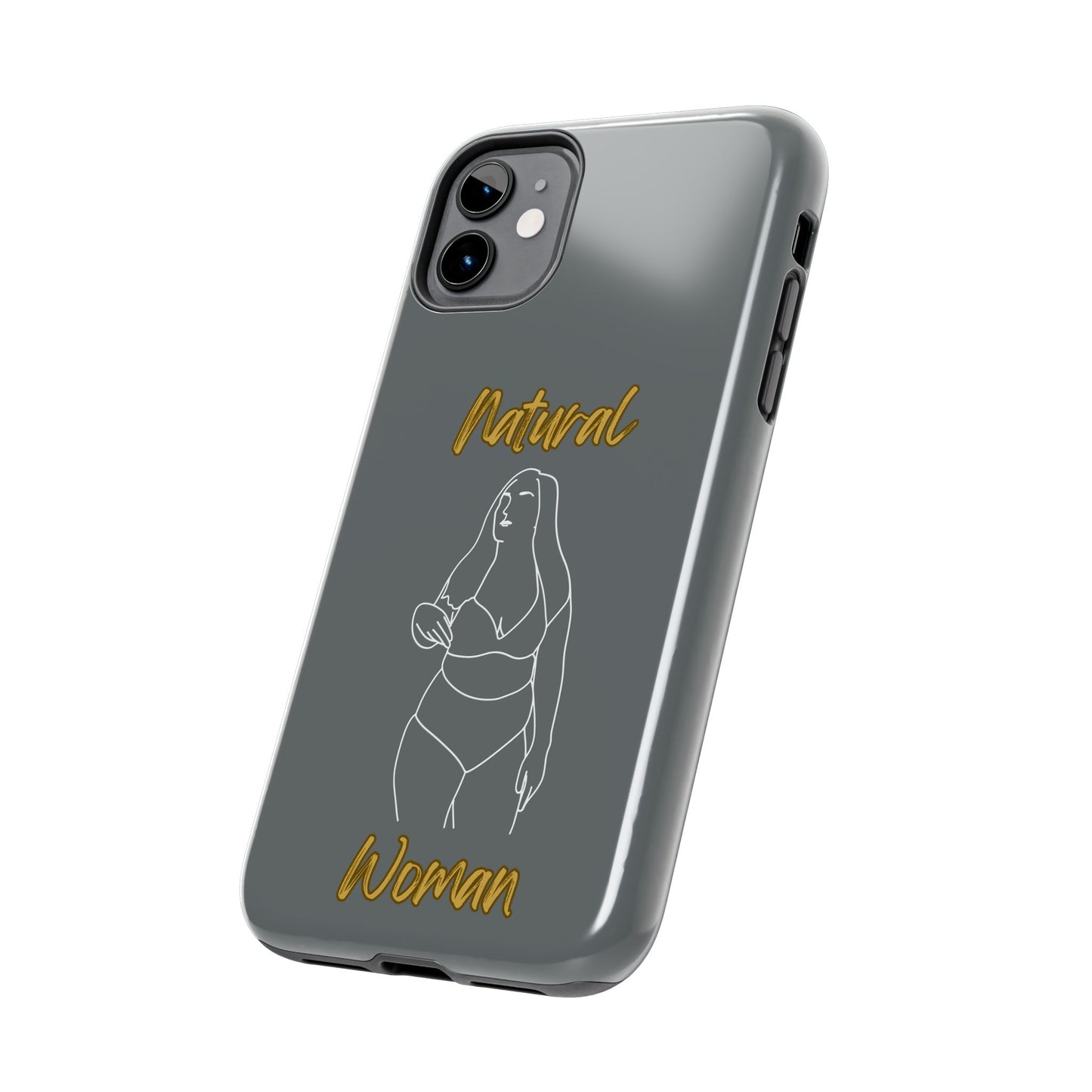 Natural Woman Full Beauty (WL)Tough Phone Cases DARK GREY
