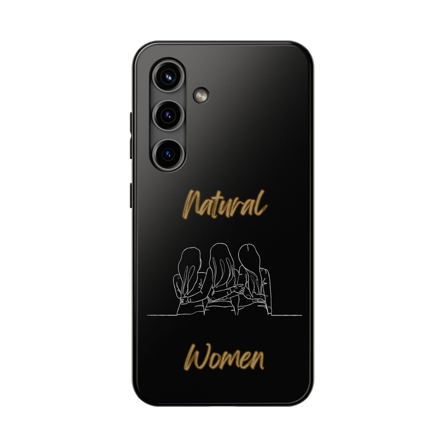 Natural Woman Loving Friends (WL) Tough Phone Cases BLACK