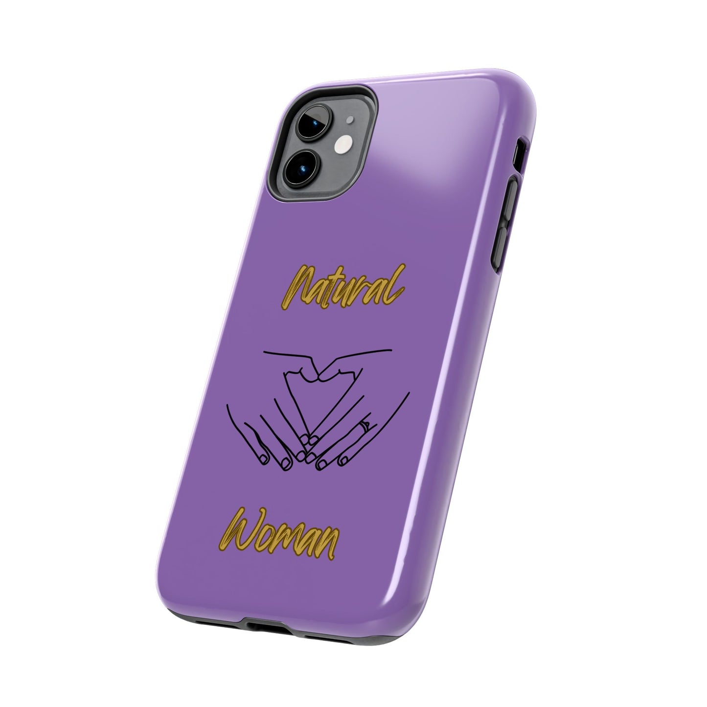 Natural Woman I Love You (BL)Tough Phone Cases LIGHT PURPLE