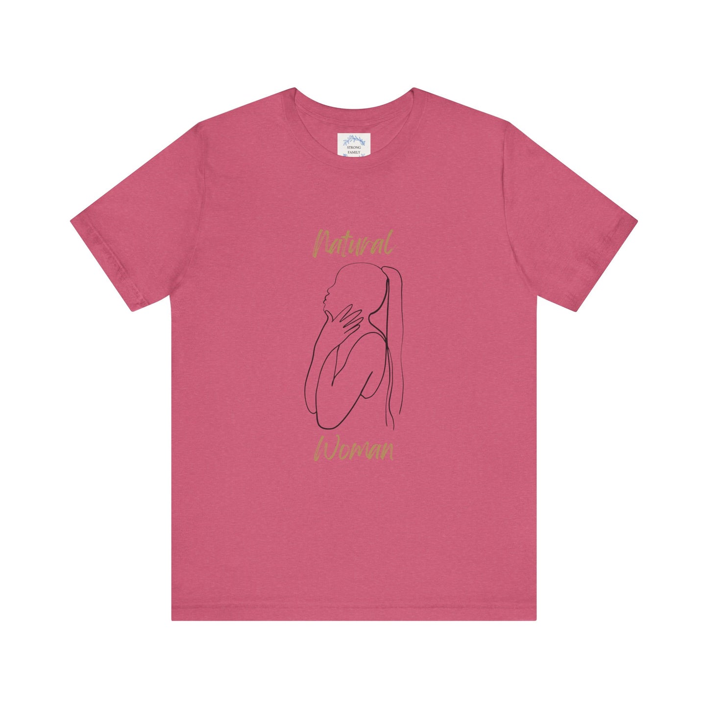 Natural Woman Ponytail (BL) Short Sleeve T-Shirt
