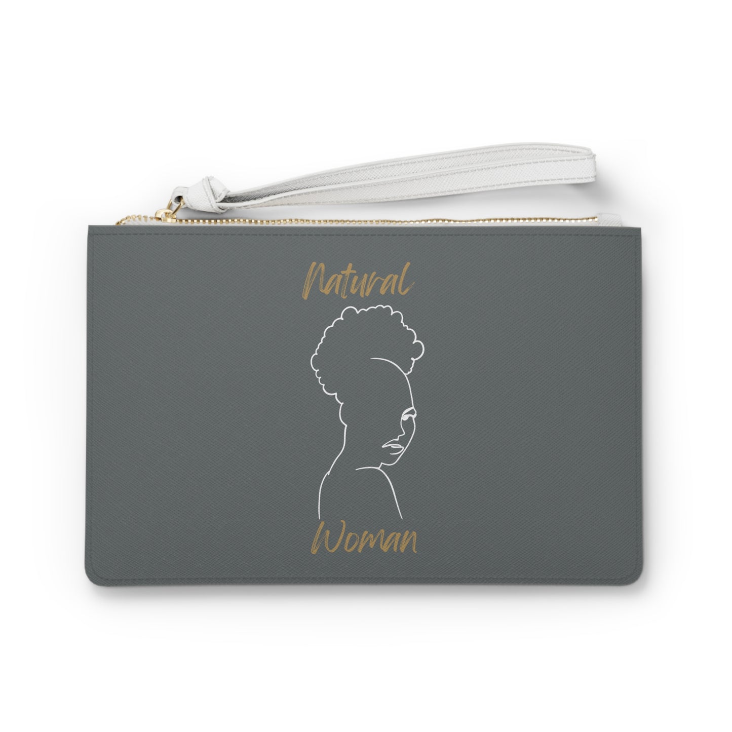 Natural Woman Twist Afro (WL) Clutch Bag DARK GREY