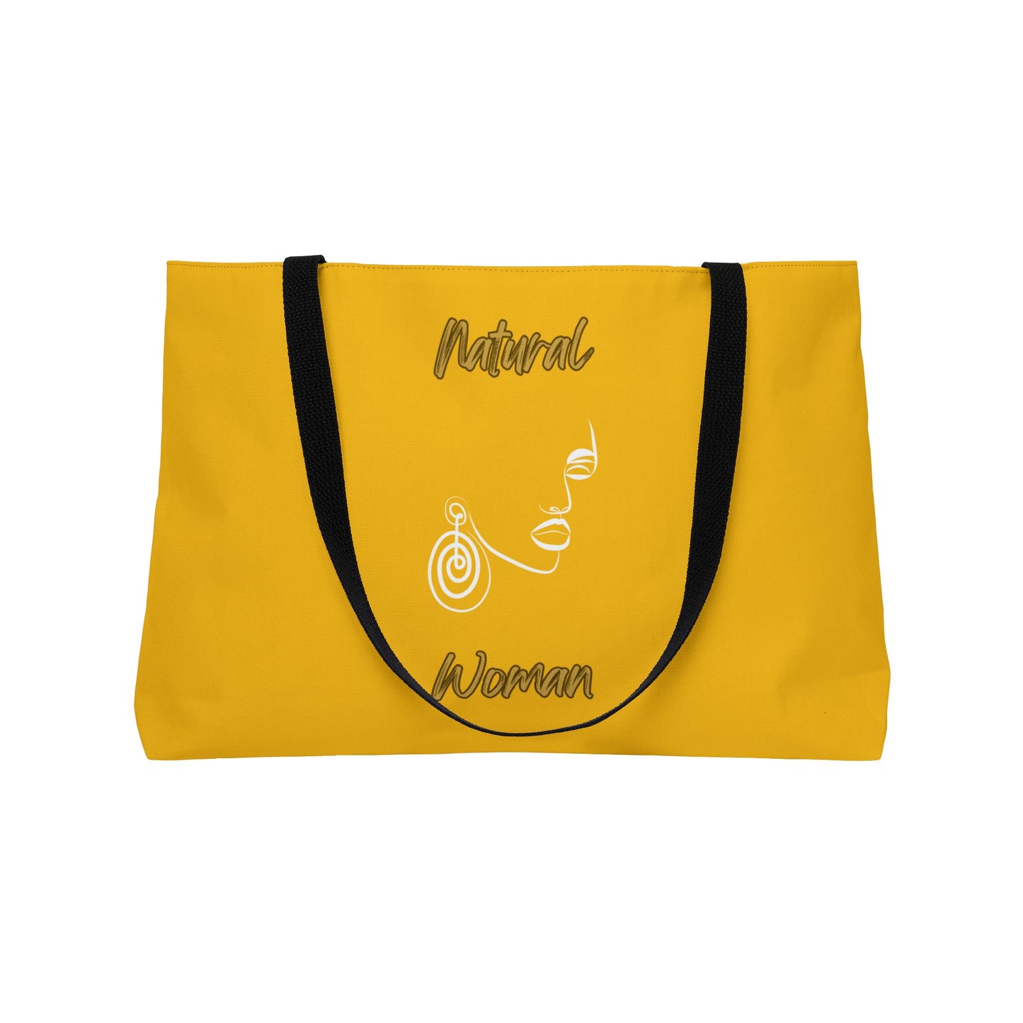 Natural Woman Music In My Soul (WL) Weekender Tote Bag YELLOW