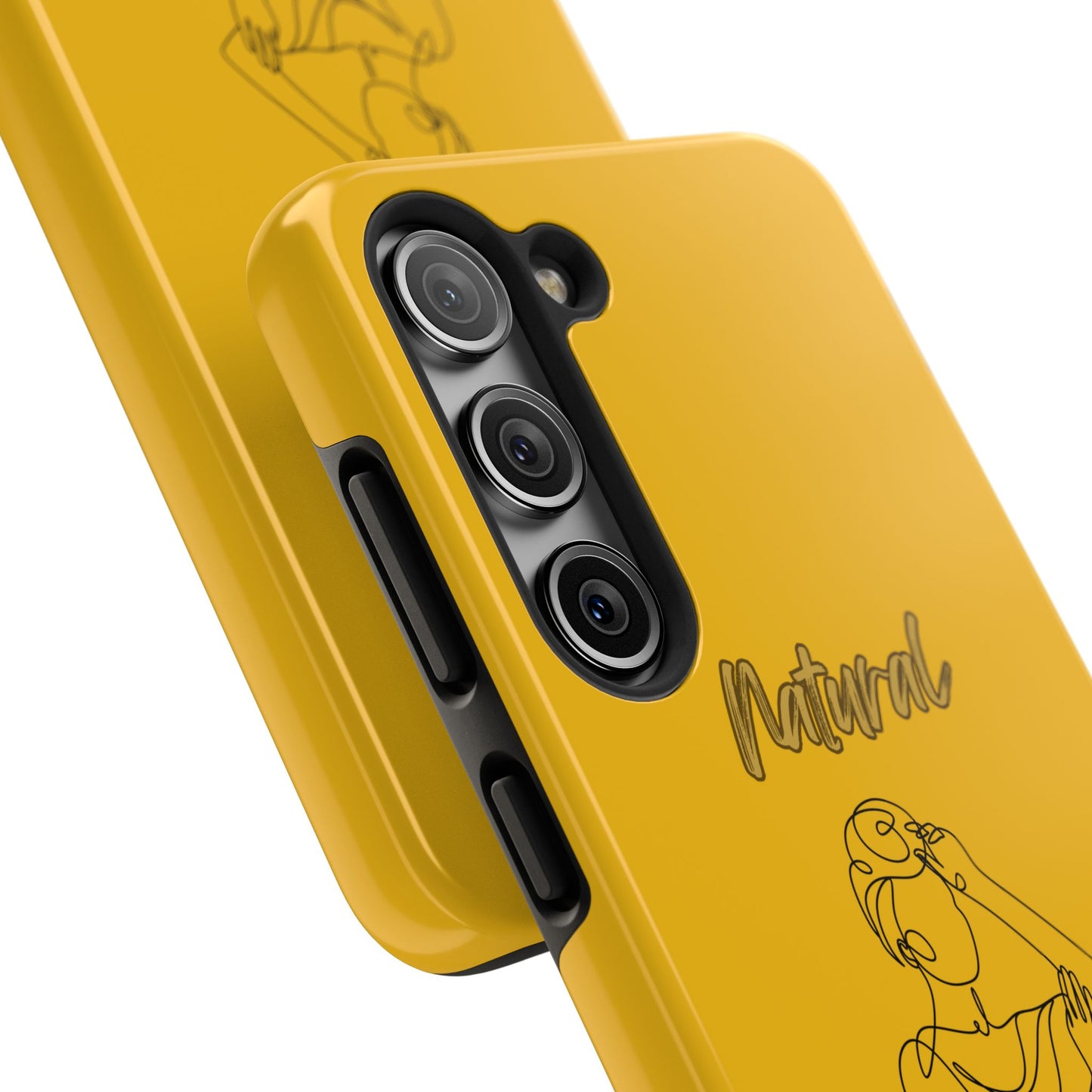 Natural Woman Style (BL)Tough Phone Cases YELLOW