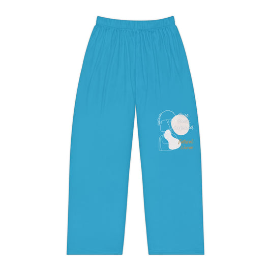 Natural Woman Puff (BL) Women's Pajama Pants TURQUOISE