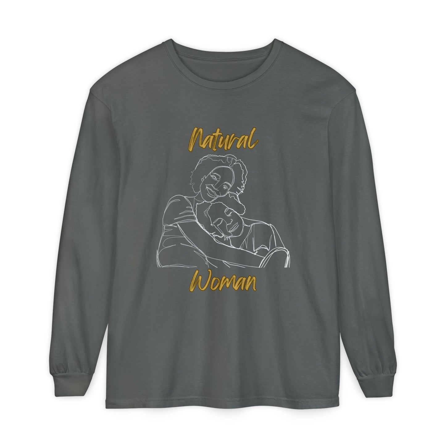 Natural Woman Loving Embrace (WL) Long Sleeve T-Shirt