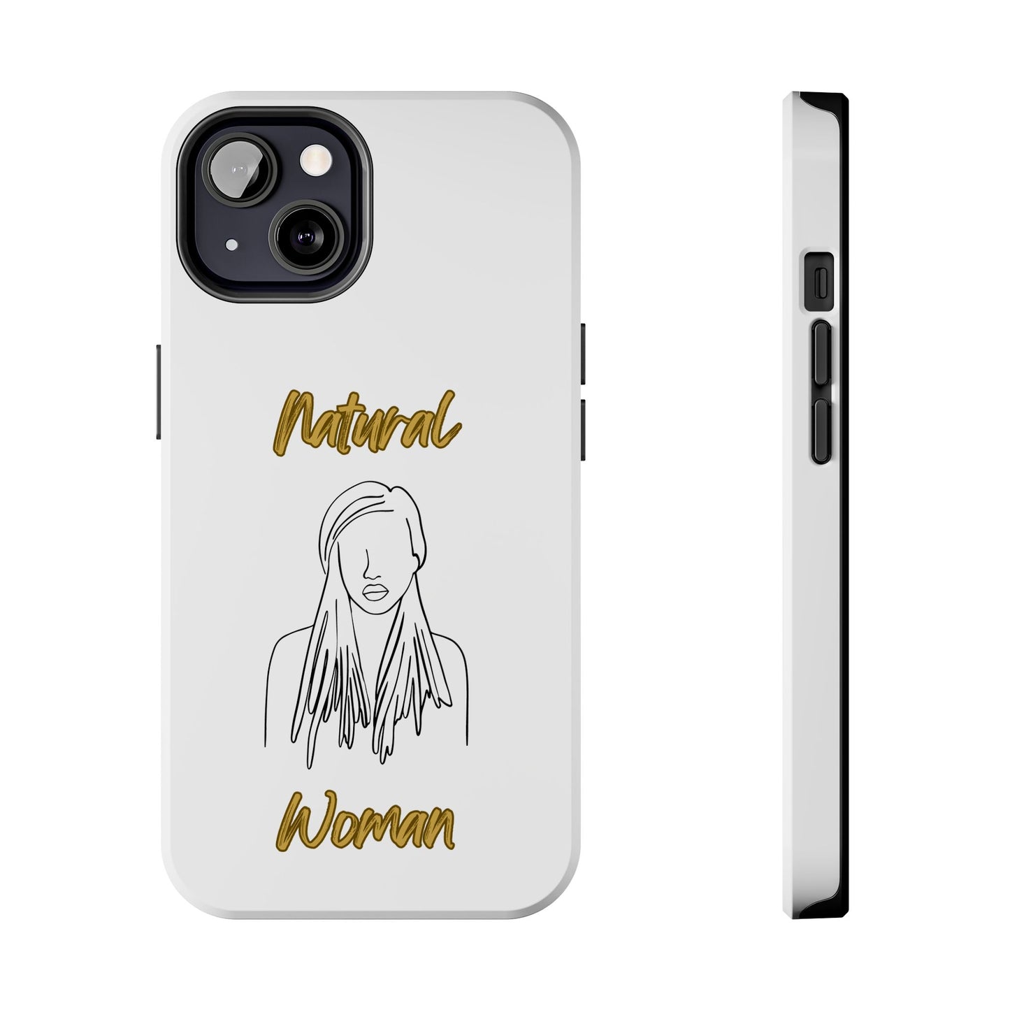 Natural Woman Content (BL)Tough Phone Cases WHITE