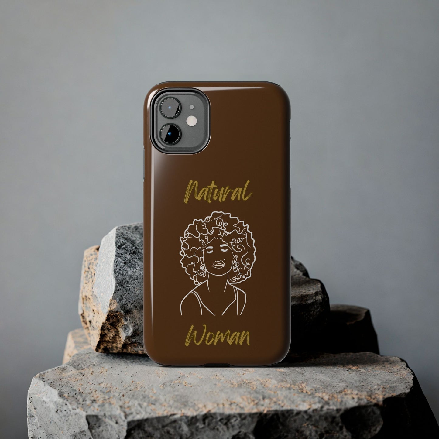 Natural Woman All About Me (WL)Tough Phone Cases BROWN