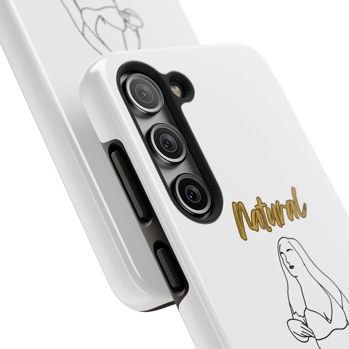 Natural Woman Full Beauty (BL)Tough Phone Cases WHITE