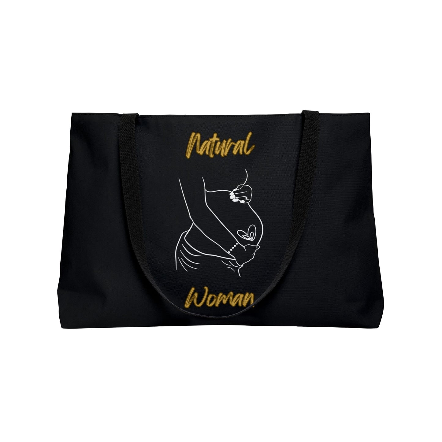 Natural Woman Loved In & Out (WL) Weekender Tote Bag BLACK