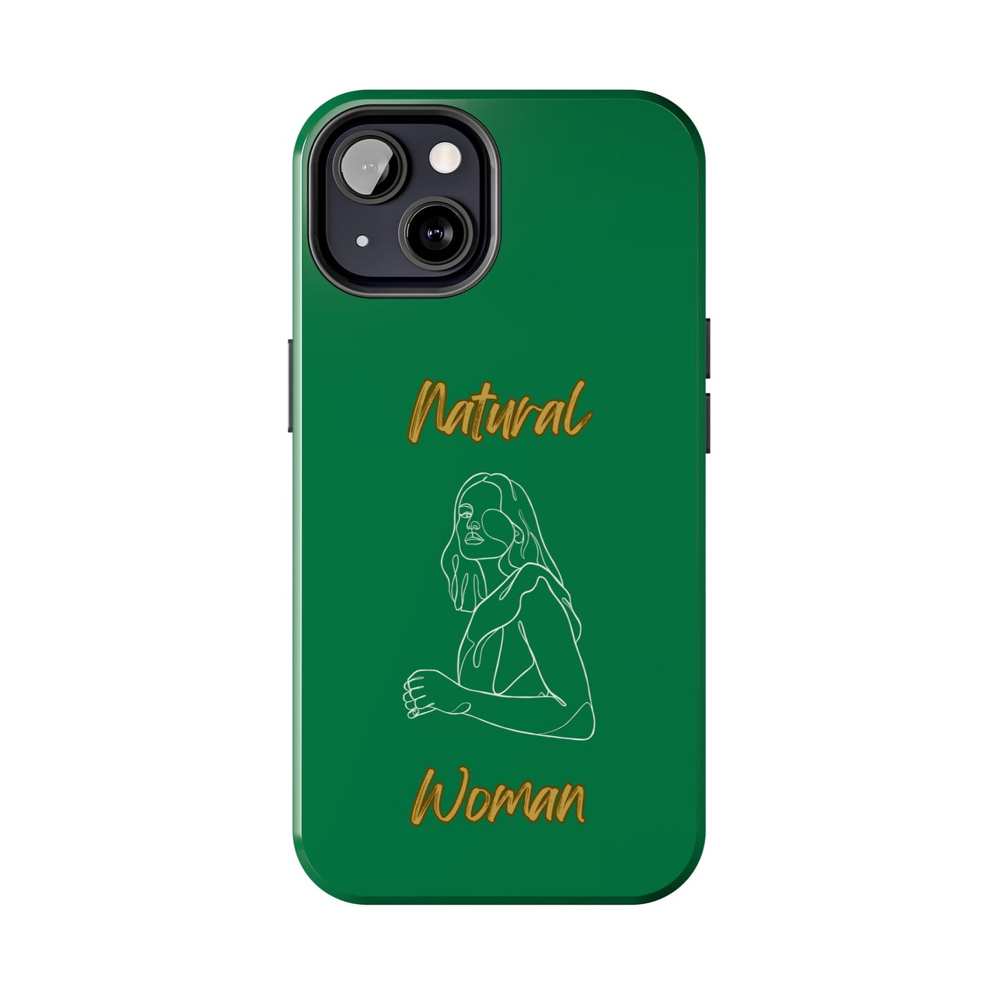 Natural Woman Care Free (WL)Tough Phone Cases DARK GREEN