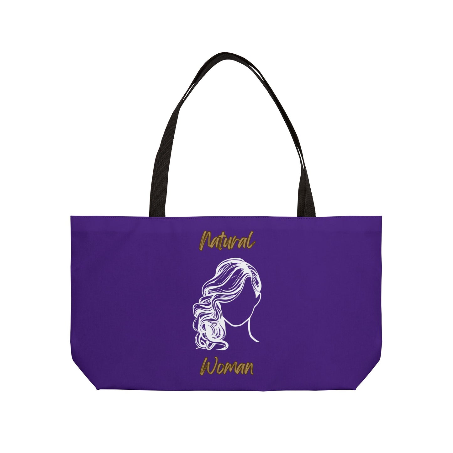 Natural Woman Long Curl (WL) Weekender Tote Bag PURPLE