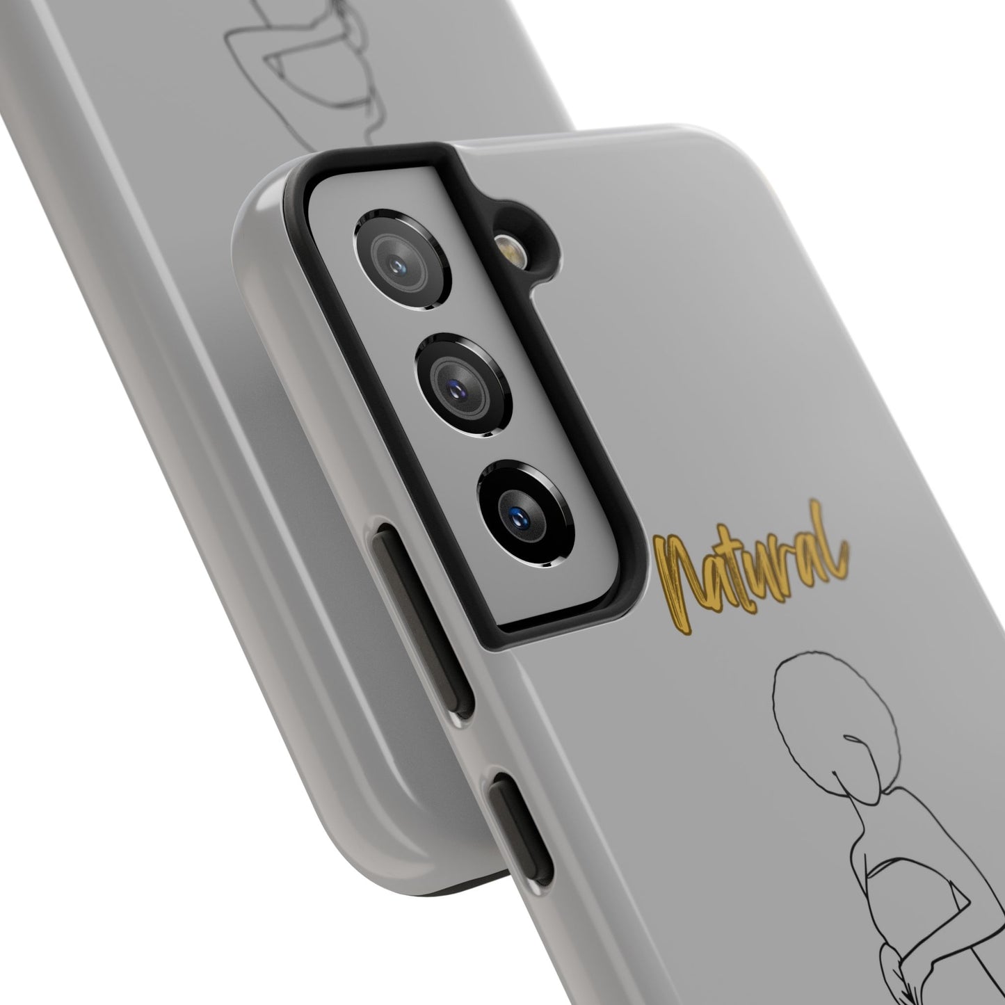 Natural Woman Sho Nuff (BL)Tough Phone Cases LIGHT GREY
