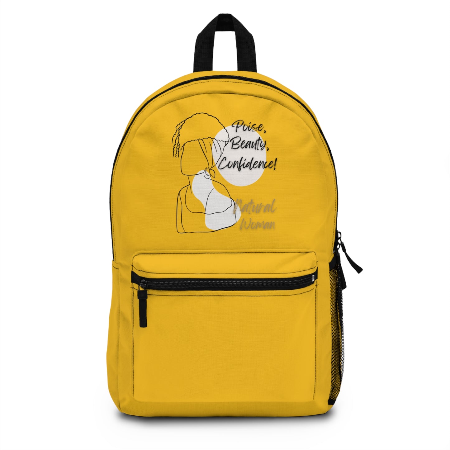 Natural Woman Puff (BL) Backpack YELLOW