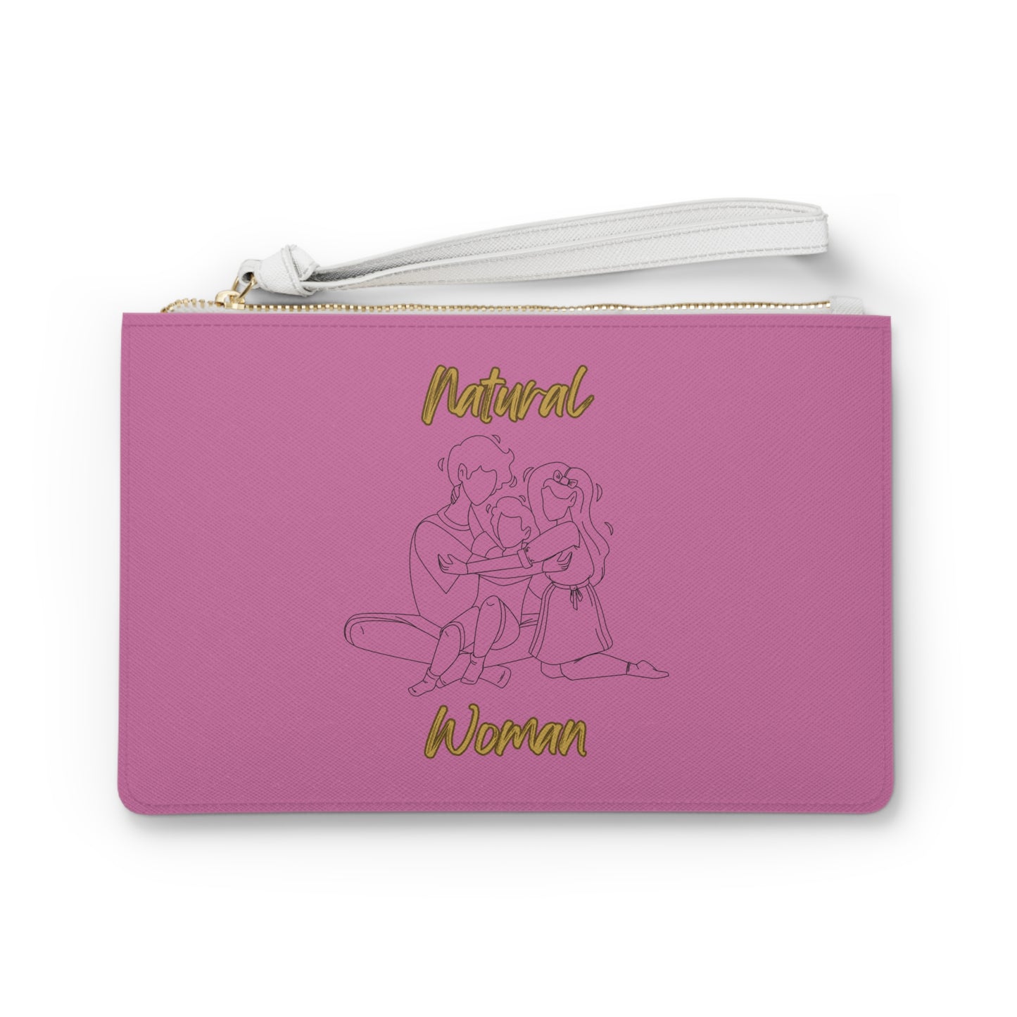 Natural Woman Bear Hugs (BL) Clutch Bag LIGHT PINK
