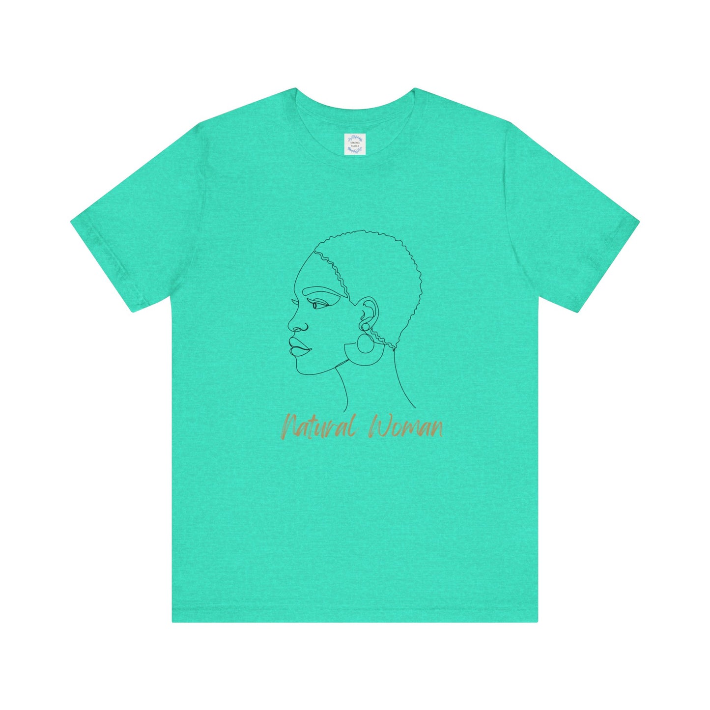 NATURAL WOMAN Finger Waves (BL) Short Sleeve T-Shirt