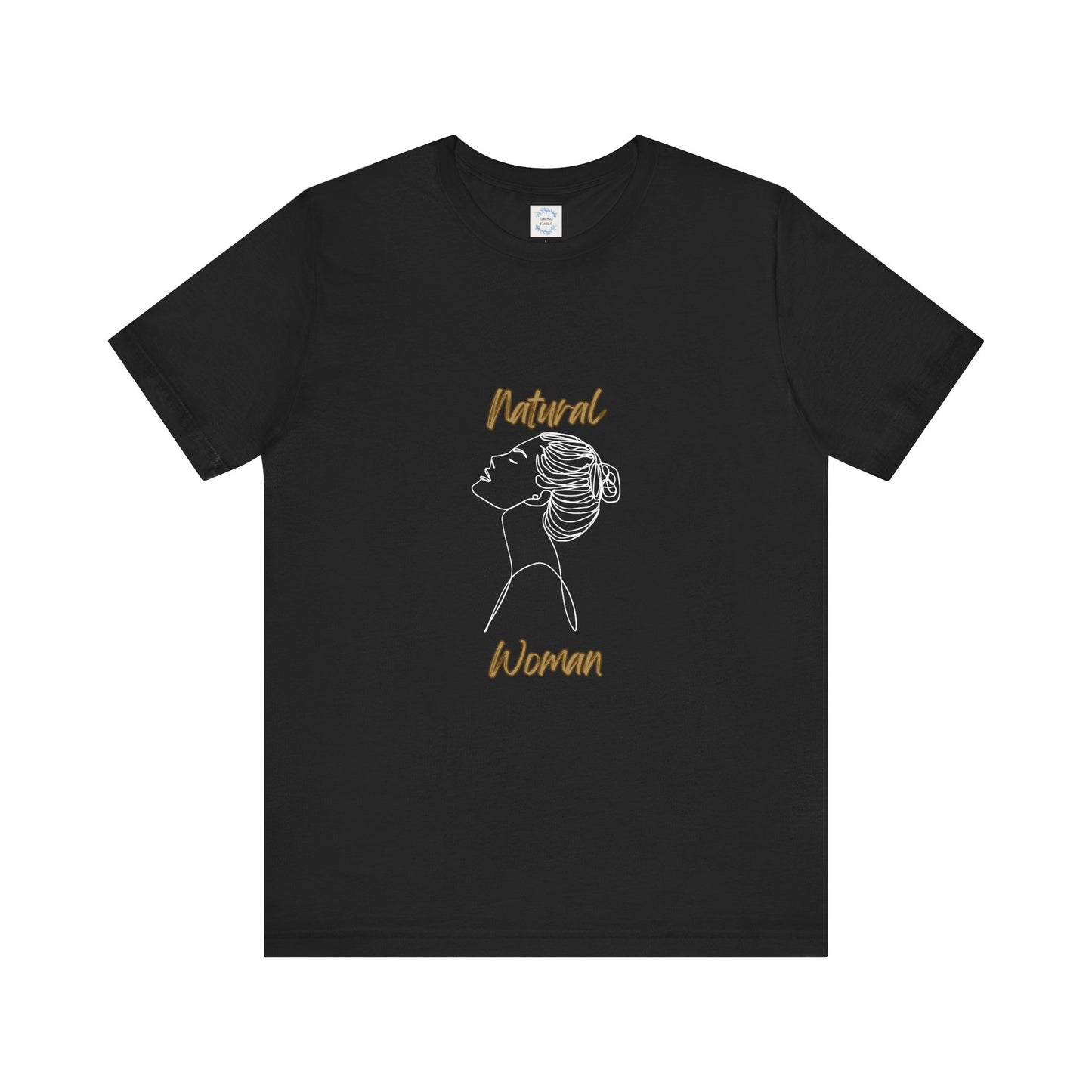 Natural Woman Wet Bun  (WL) Short Sleeve T-Shirt