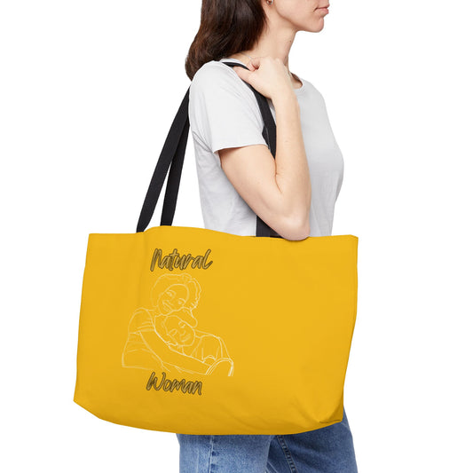 Natural Woman Loving Embrace (WL) Weekender Tote Bag YELLOW