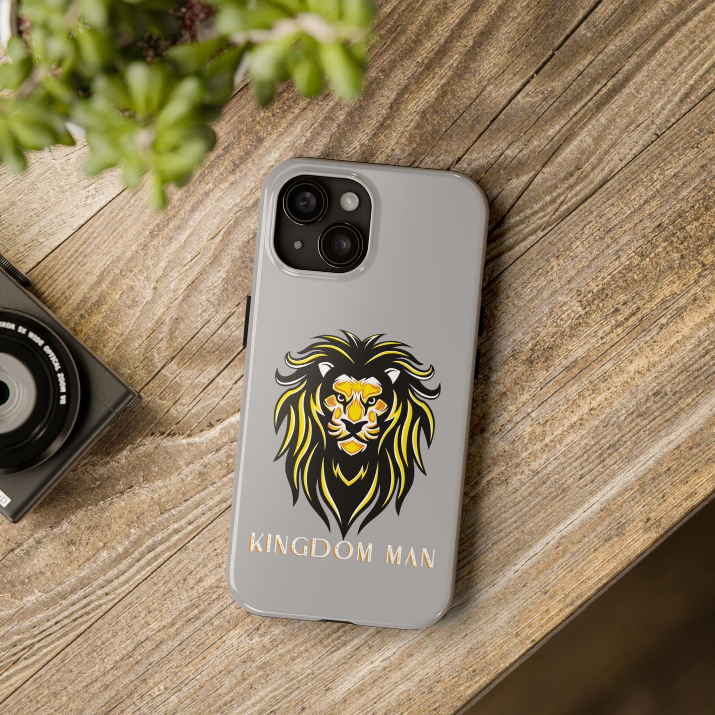 Kingdom Man (White-Gold Label) Tough Phone Case LIGHT GREY