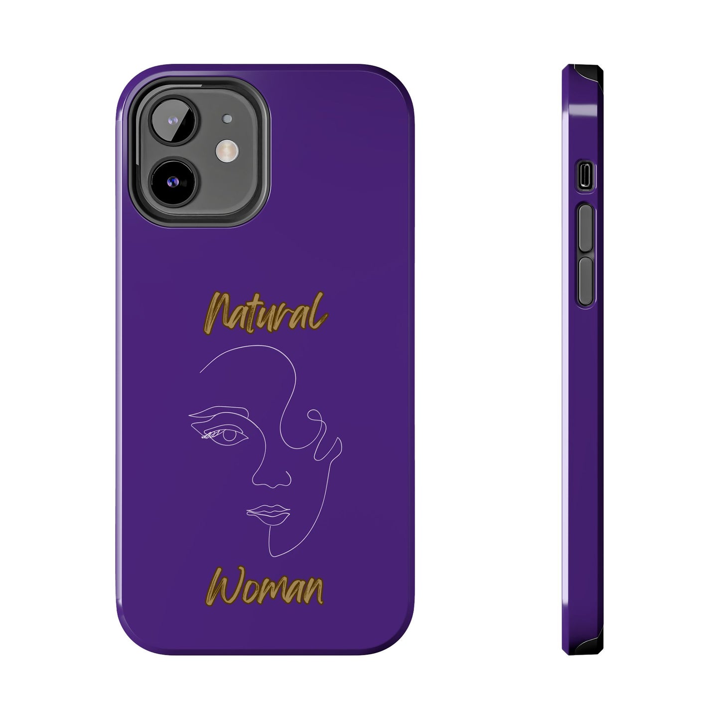 Natural Woman Looking (WL)Tough Phone Cases PURPLE