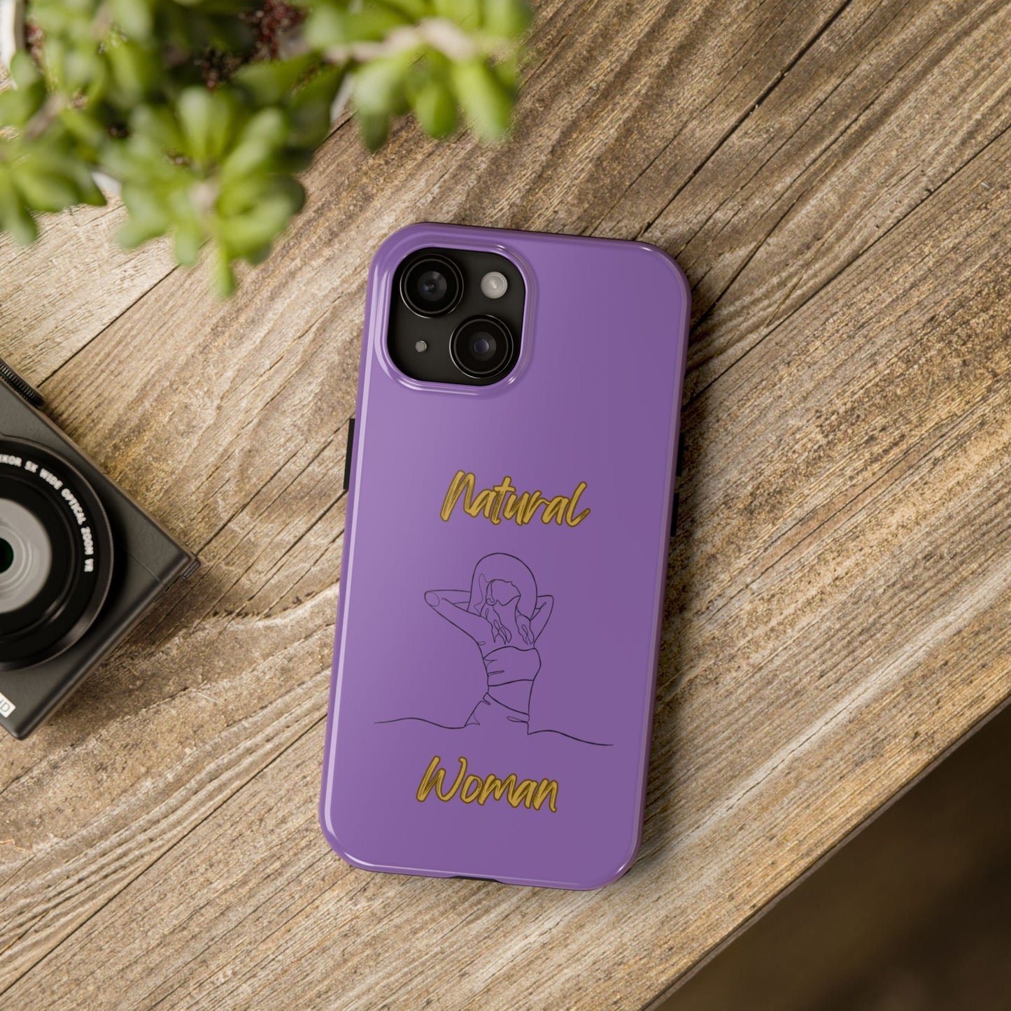 Natural Woman Sun Fun (BL)Tough Phone Cases LIGHT PURPLE