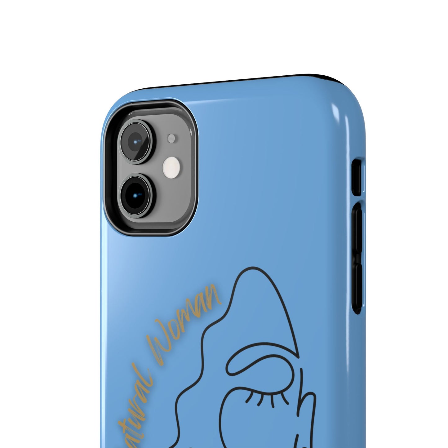 Natural Woman Half Face (BL)Tough Phone Case LIGHT BLUE