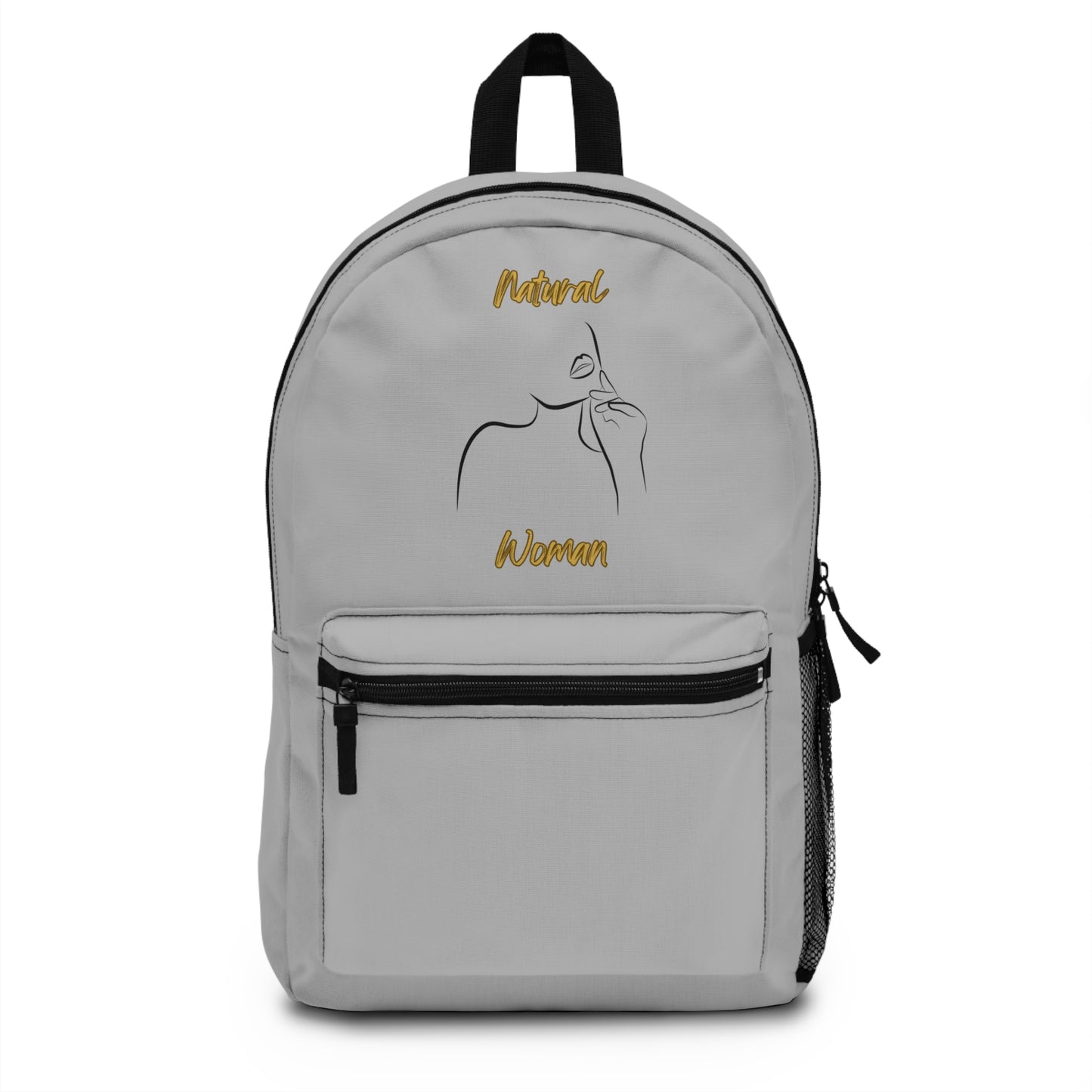 Natural Woman Chin Up (BL) Backpack LIGHT GREY