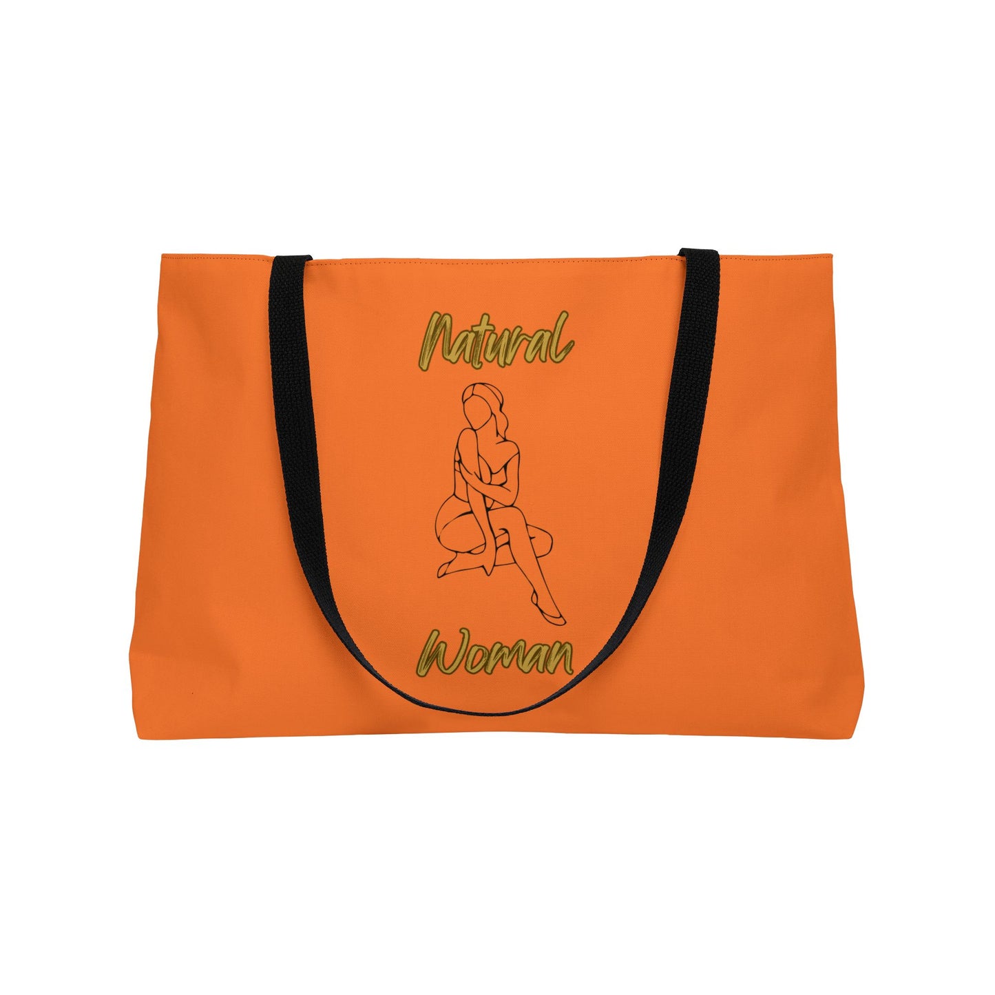 Natural Woman Shoulder Action (BL) Weekender Tote Bag CRUSTA