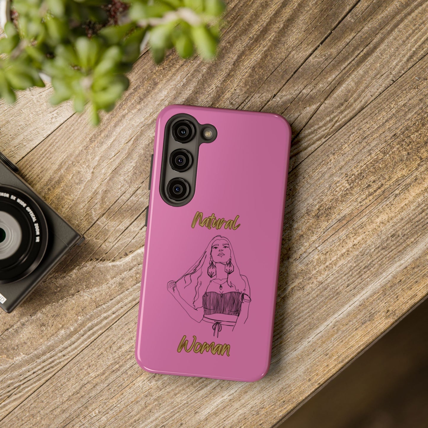Natural Woman Thinking (BL)Tough Phone Cases LIGHT PINK