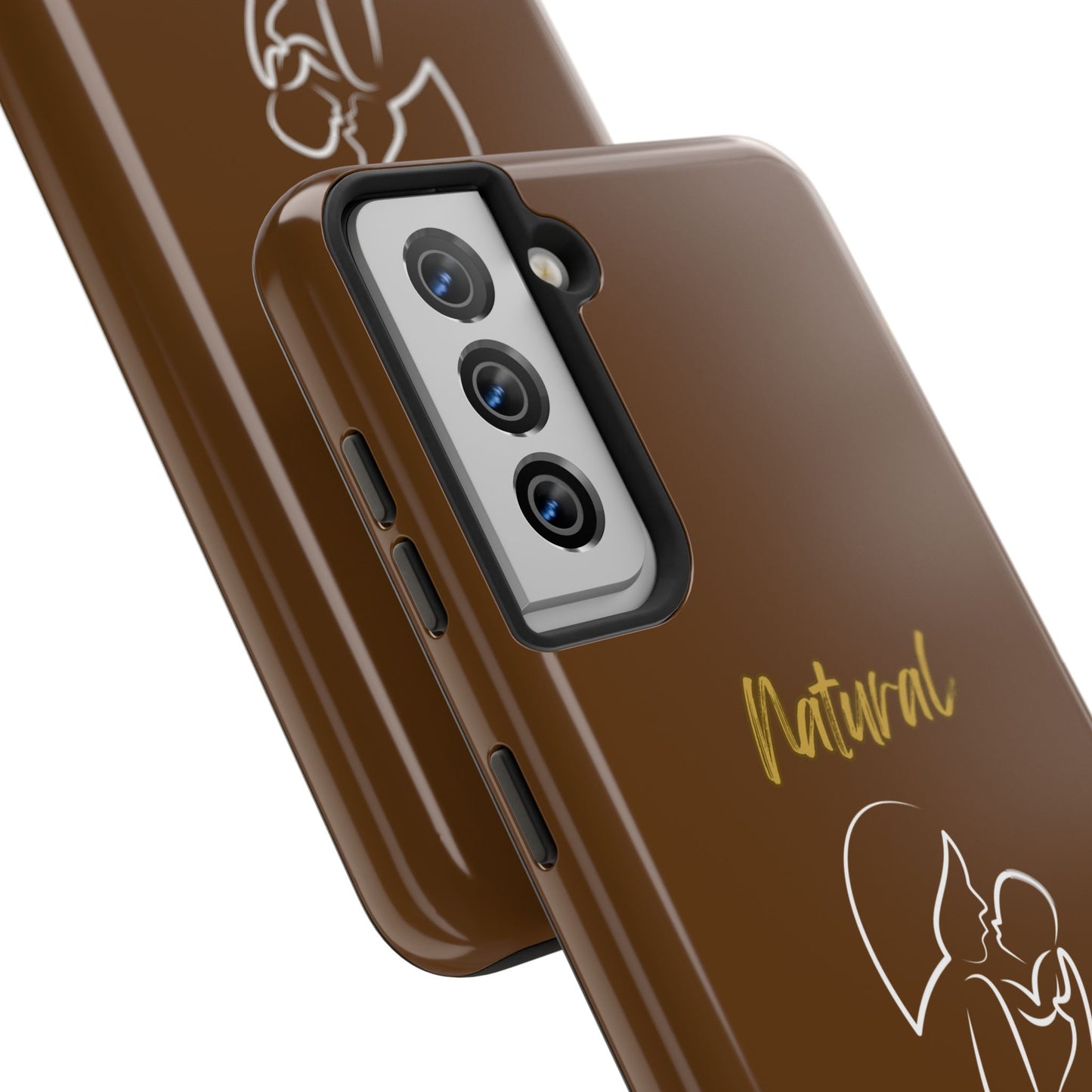 Natural Woman Long Awaited (WL)Tough Phone Cases BROWN