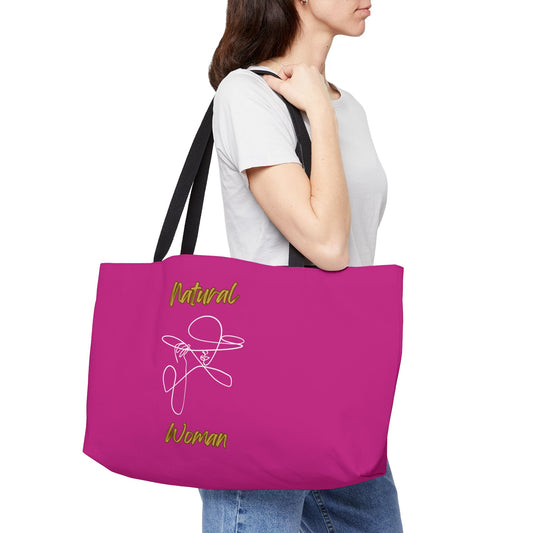 Natural Woman An Original (WL) Weekender Tote Bag PINK