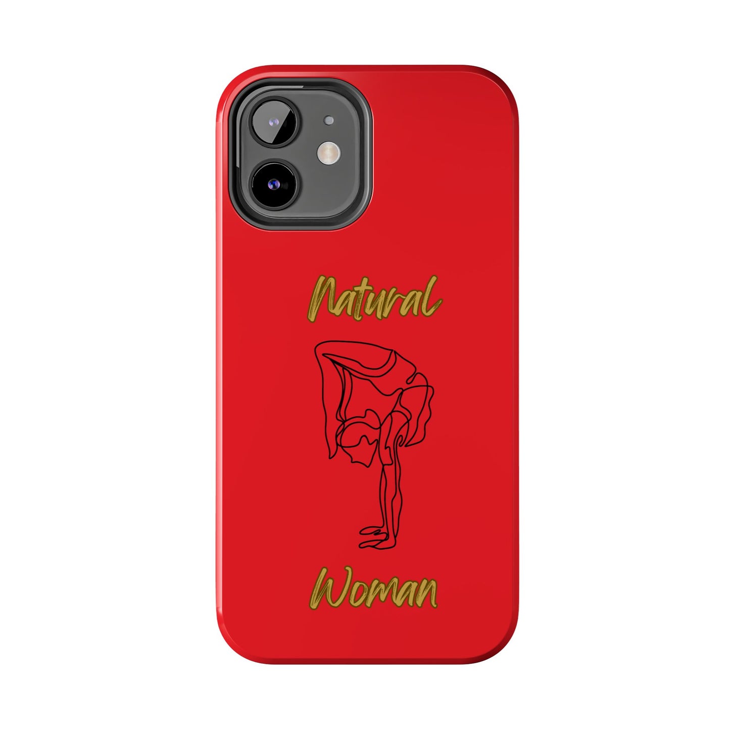 Natural Woman Flexible (BL)Tough Phone Cases RED