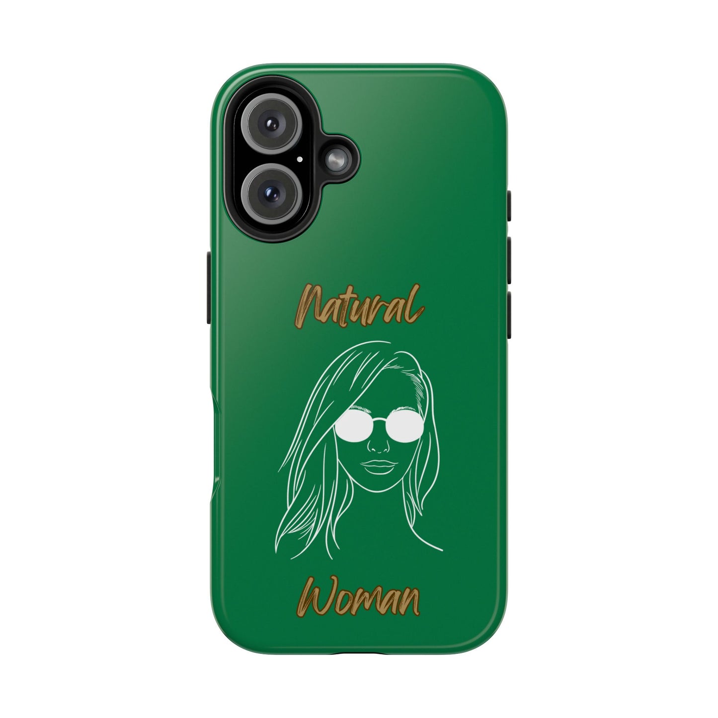 Natural Woman Shades (WL)Tough Phone Cases DARK GREEN