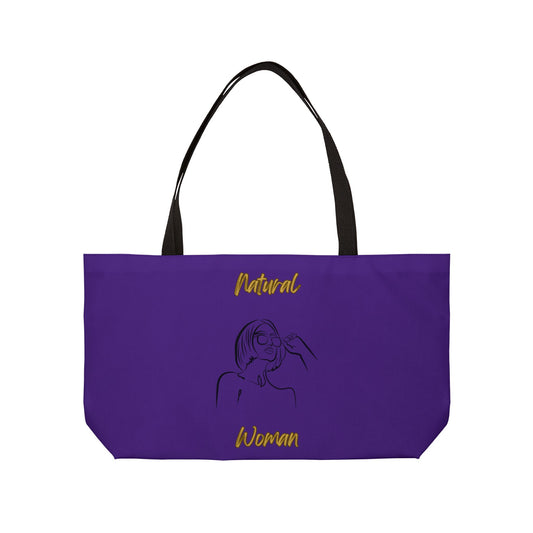 Natural Woman Bright Future (BL) Weekender Tote Bag PURPLE