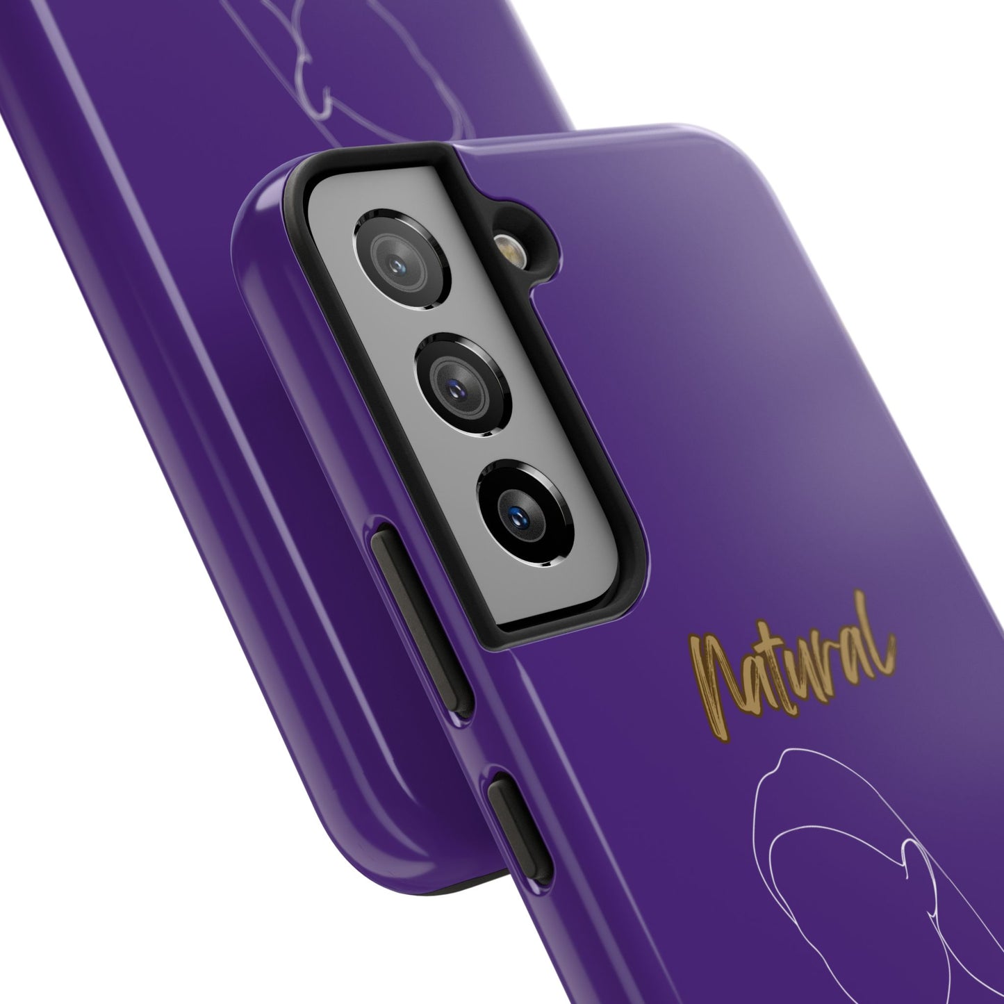 Natural Woman Tilted Look (WL) Tough Phone Cases PURPLE