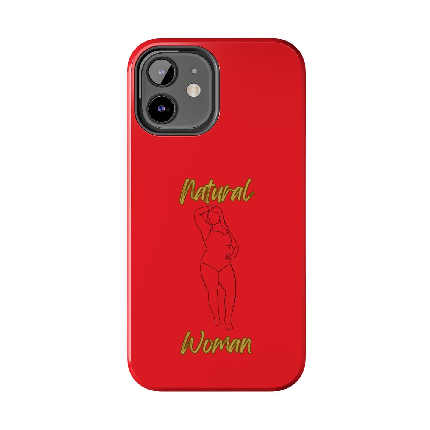 Natural Woman Looking Good (BL)Tough Phone Cases RED