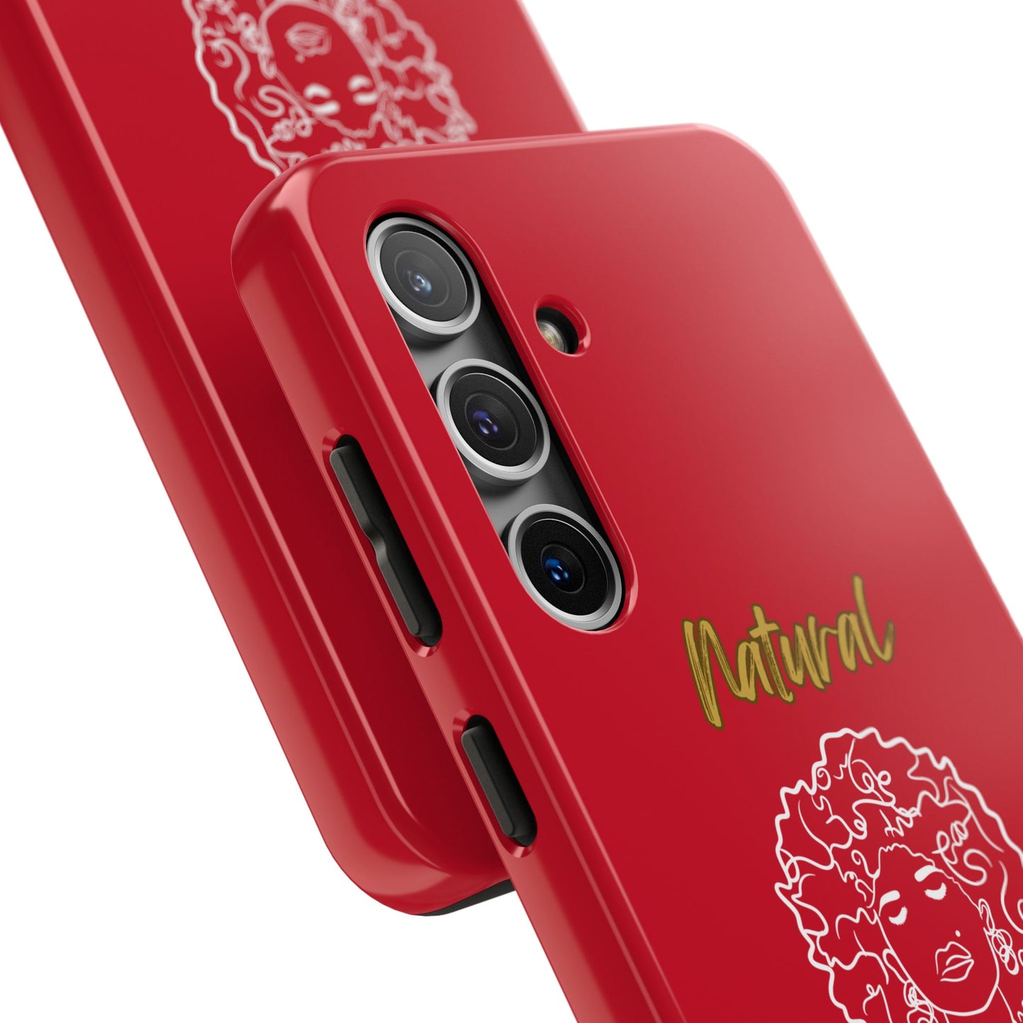 Natural Woman All About Me (WL)Tough Phone Cases DARK RED