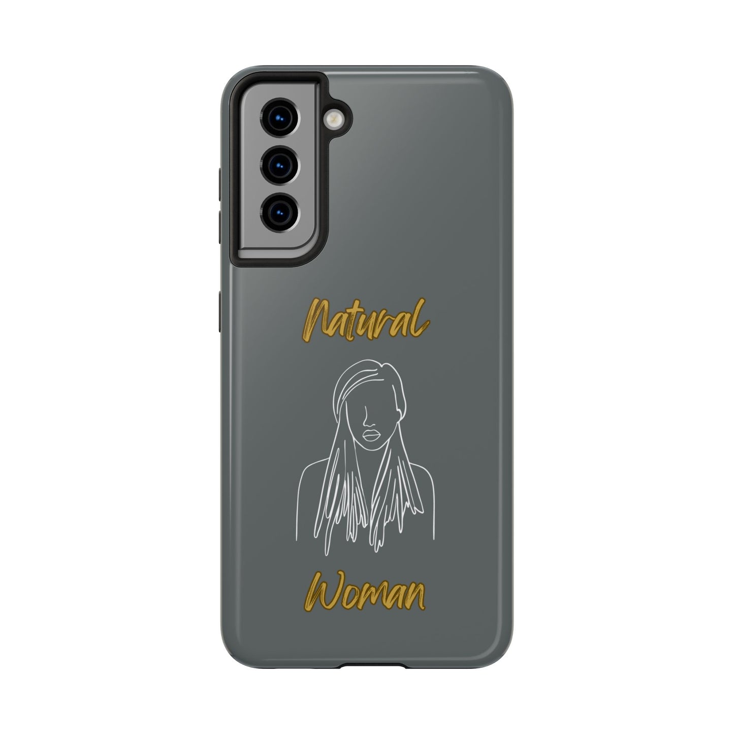Natural Woman Content (WL)Tough Phone Cases DARK GREY
