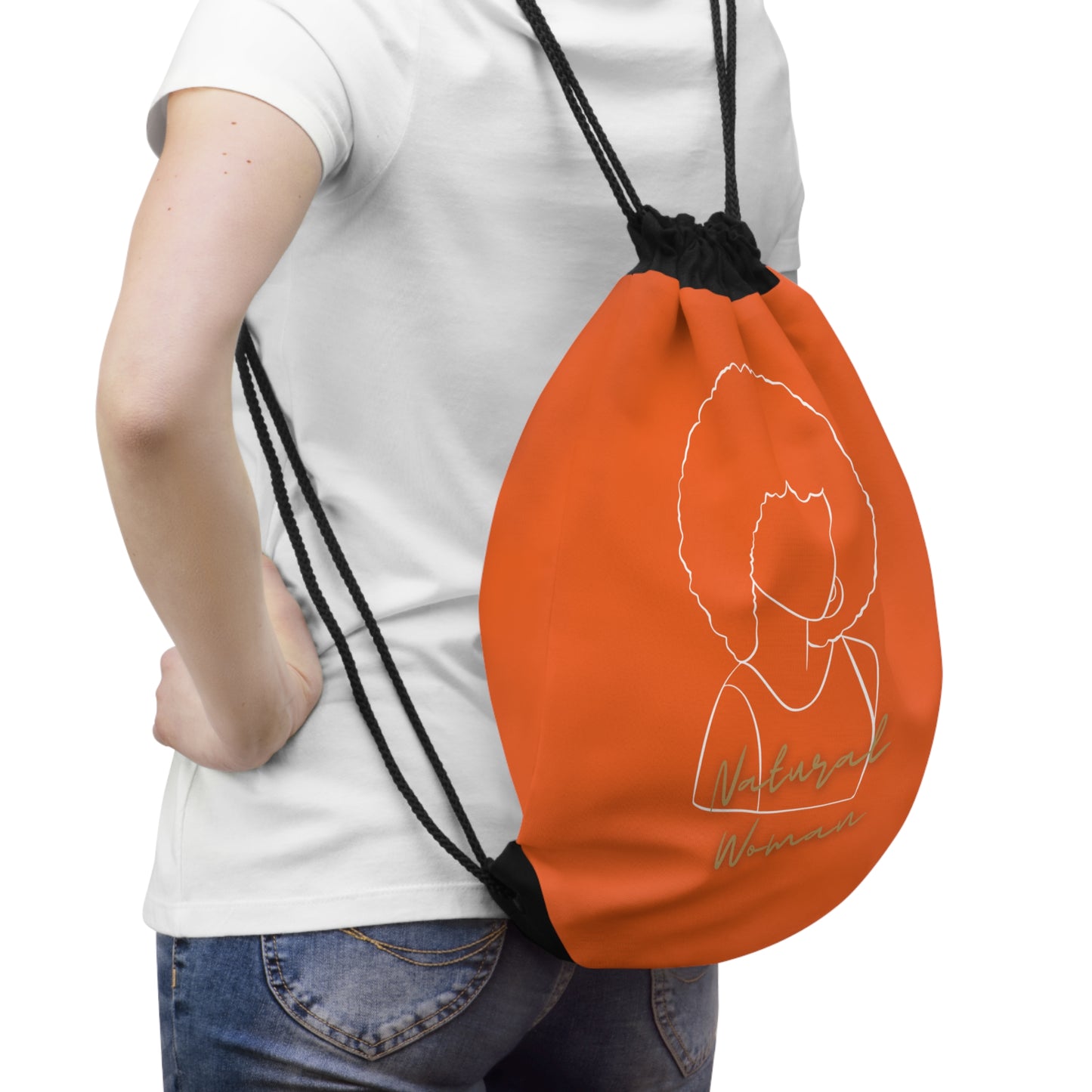 Natural Woman Afro (WL) Drawstring ORANGE