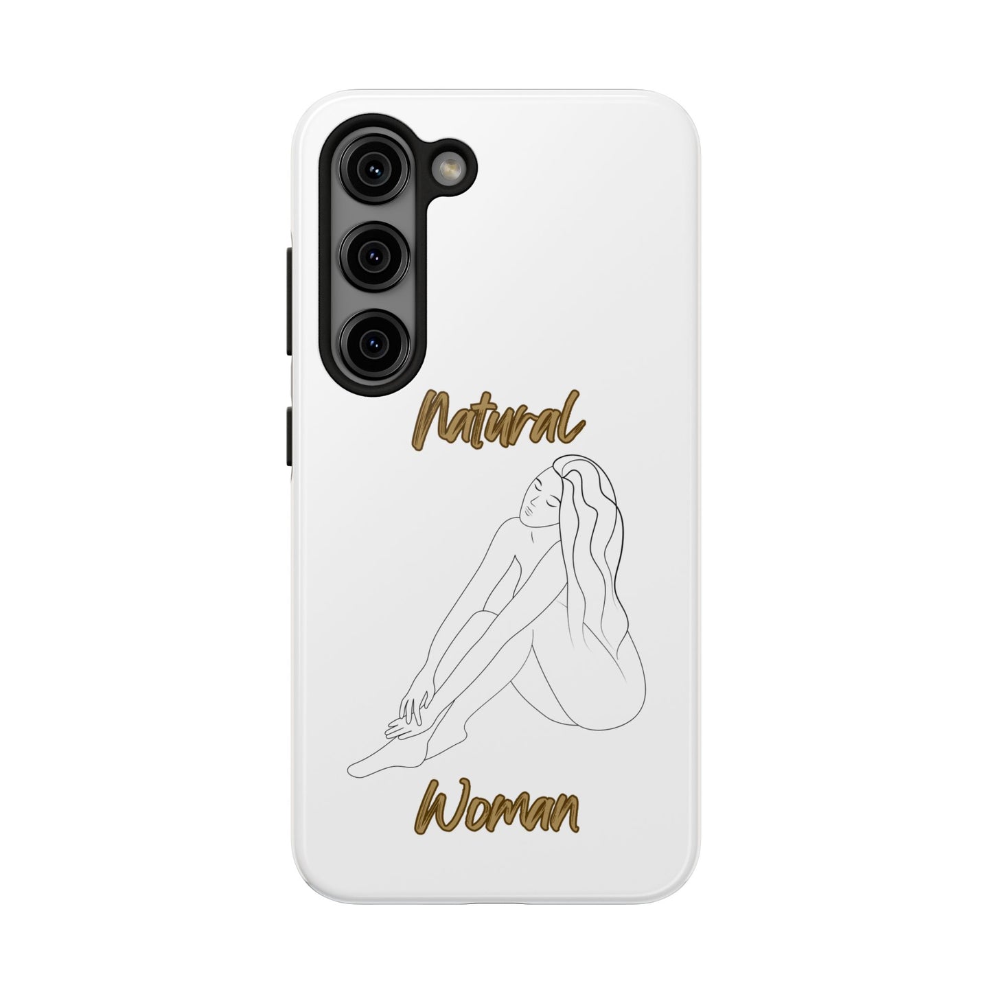 Natural Woman Beauty (BL) Tough Phone Cases WHITE