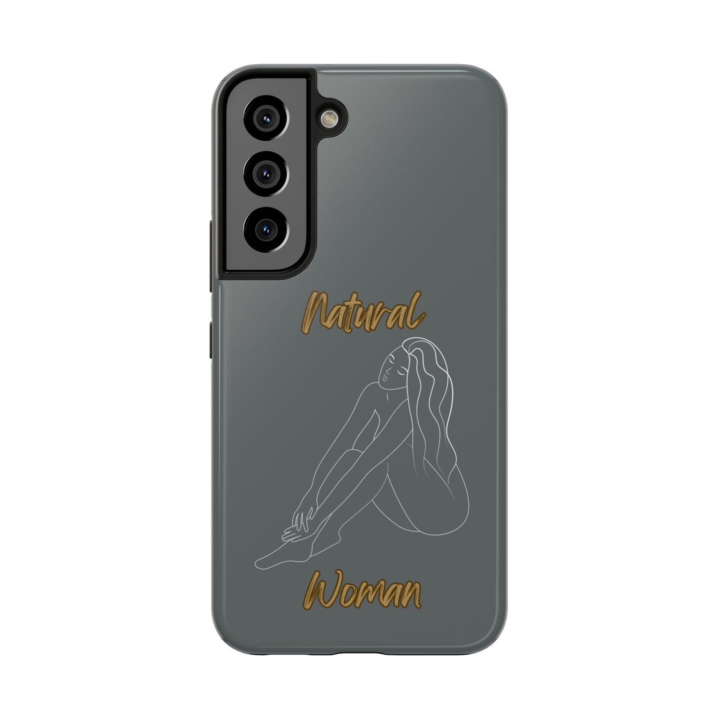 Natural Woman Beauty (WL) Tough Phone Cases DARK GREY
