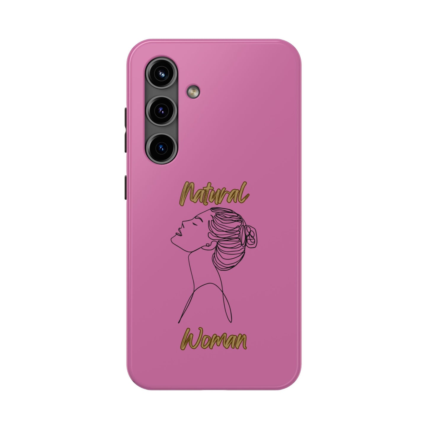 Natural Woman Wet Bun (BL) Tough Phone Cases LIGHT PINK